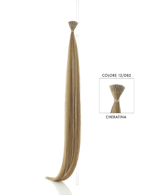 Fusion Hair Extension, Straight | 12-DB2