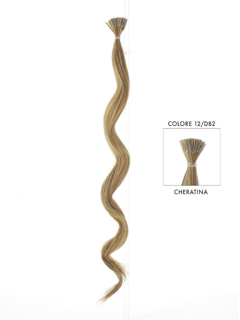 1 Gram Fusion Hair Extension / Wavy | 12-DB2