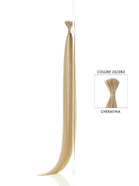 Fusion Hair Extension, Straight | 20-DB3