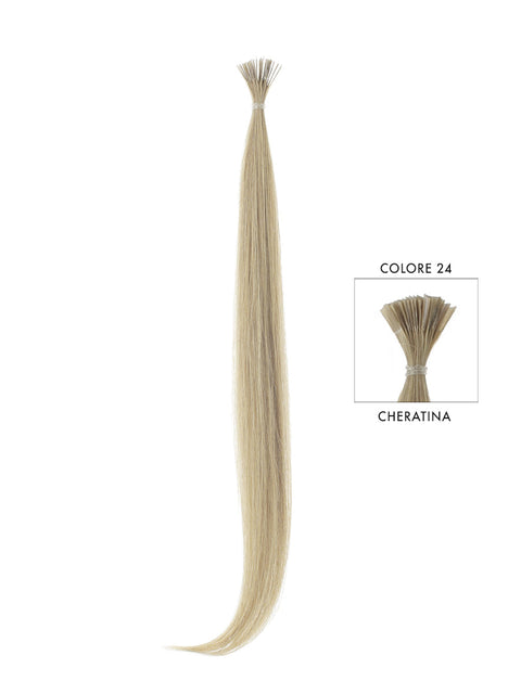 Fusion Hair Extension, Straight | 24