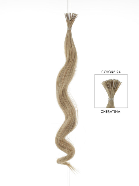 Fusion Hair Extension, Wavy | 24