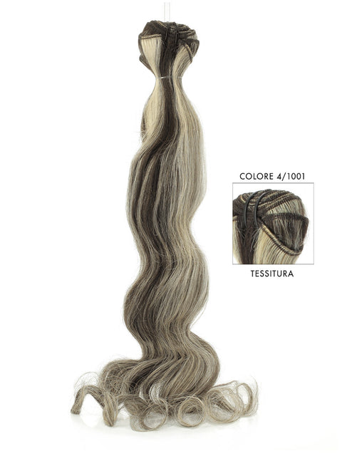 MACHINE SEWN WEFT/ WAVY / 100 gr | 4-1001
