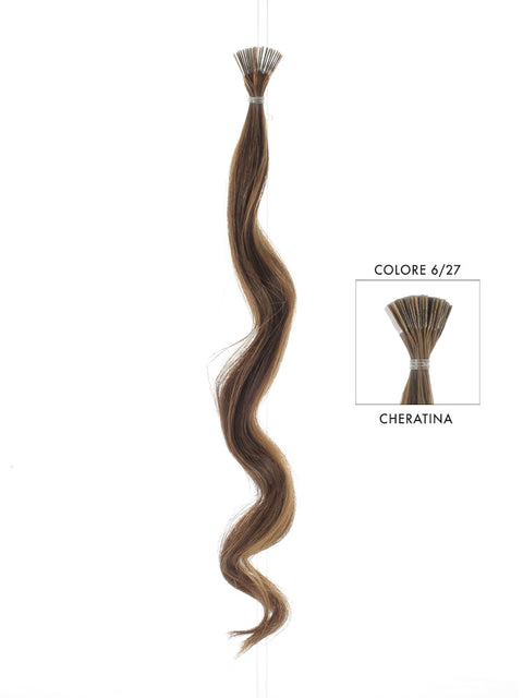 1 Gram Fusion Hair Extension /Wavy | 6-27