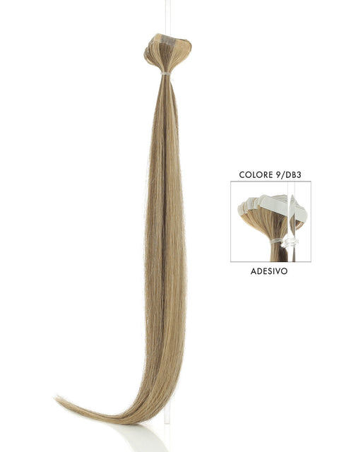 Tape Hair Extension, Straight | 9-DB3