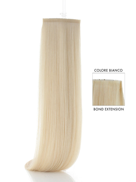 BONDED WEFT EXTENSION 15 gr |  BIANCO