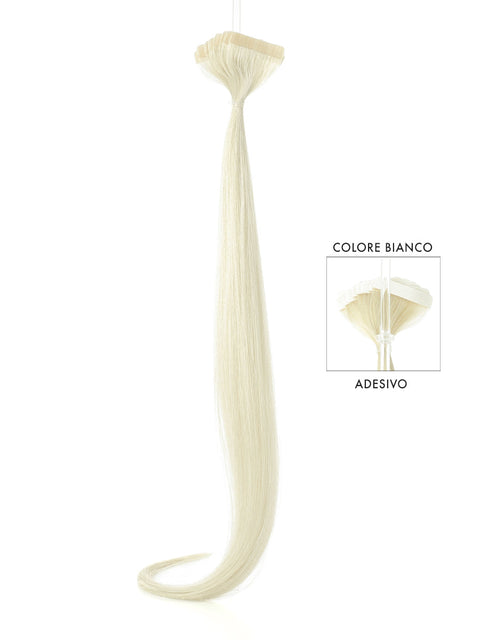Tape Hair Extension, Straight  | BIANCO
