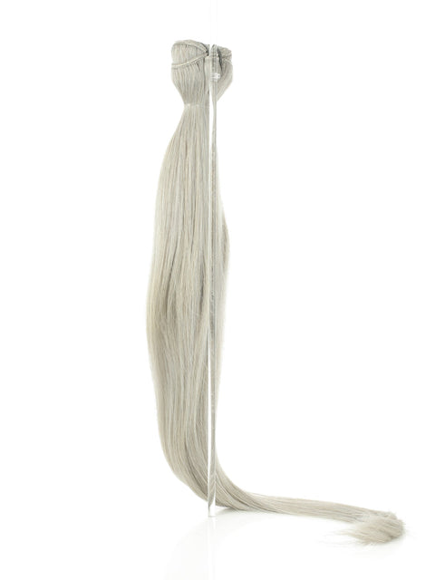 MACHINE SEWN WEFT/ STAIGHT/ 100 gr | SILVER