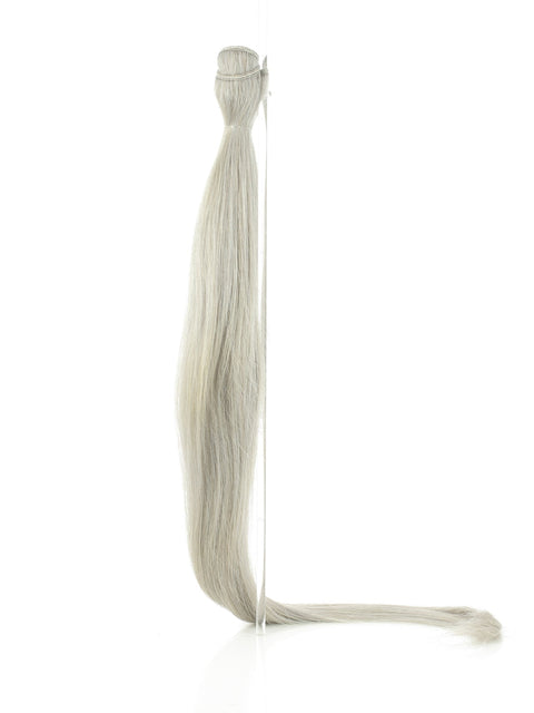 MACHINE SEWN WEFT/ STAIGHT/ 100 gr | SILVER