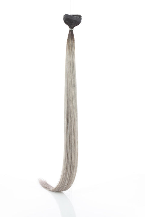 Ombre Tape Hair Extension , 50 cm  | 1B-SILVER